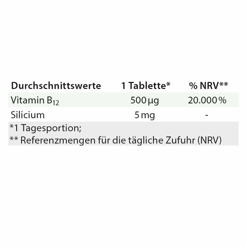 Dr. Jacob's Vitamin B12 Methylcobalamin hochdosiert vegan
