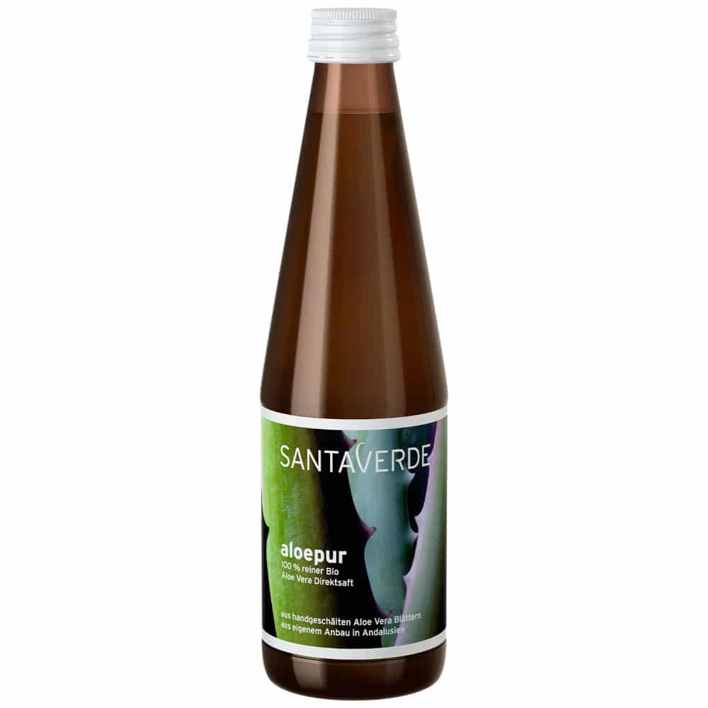 SANTA VERDE aloepur Aloe Vera Direktsaft 330 ml Saft