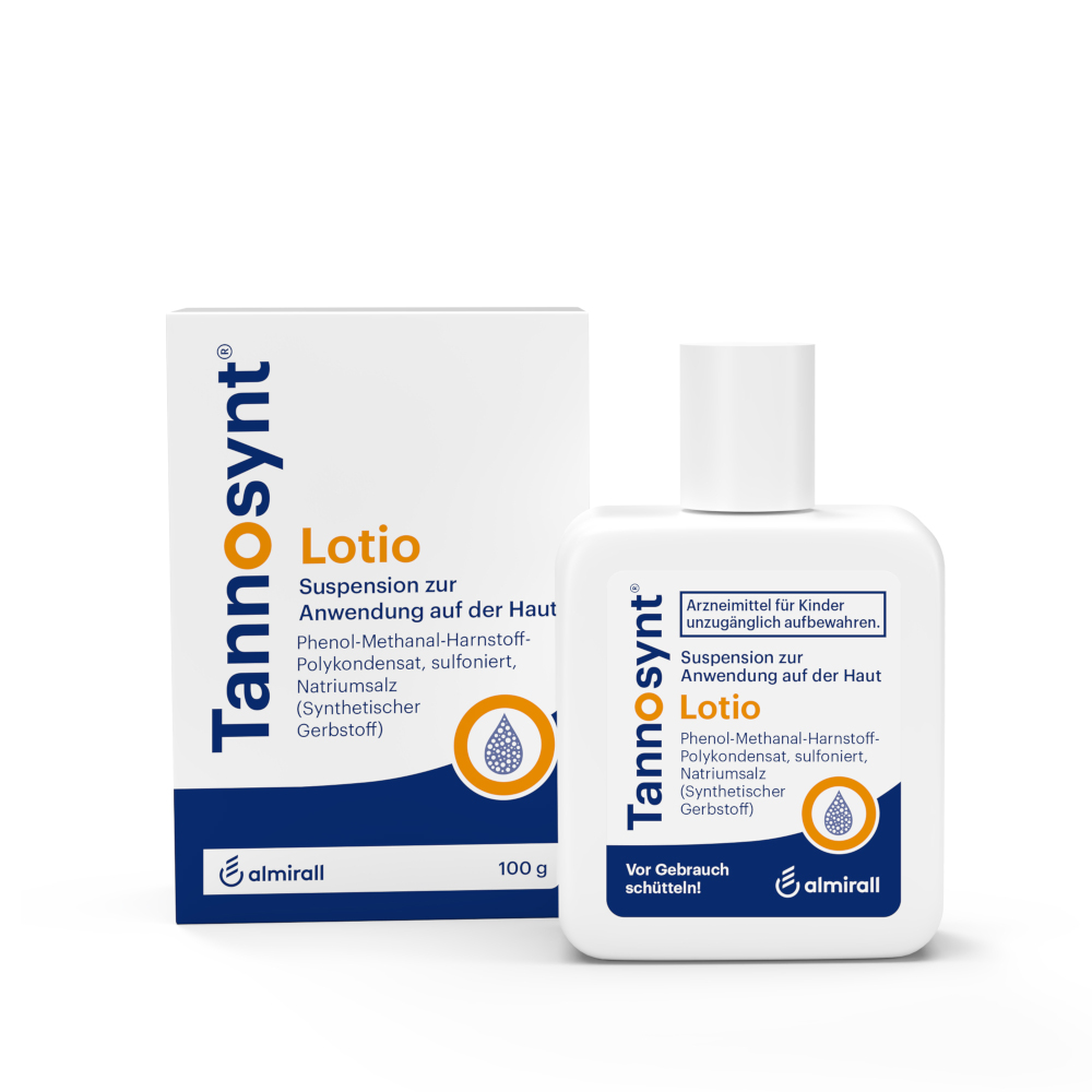 Tannosynt Lotio bei gereizter Haut 100 g Suspension