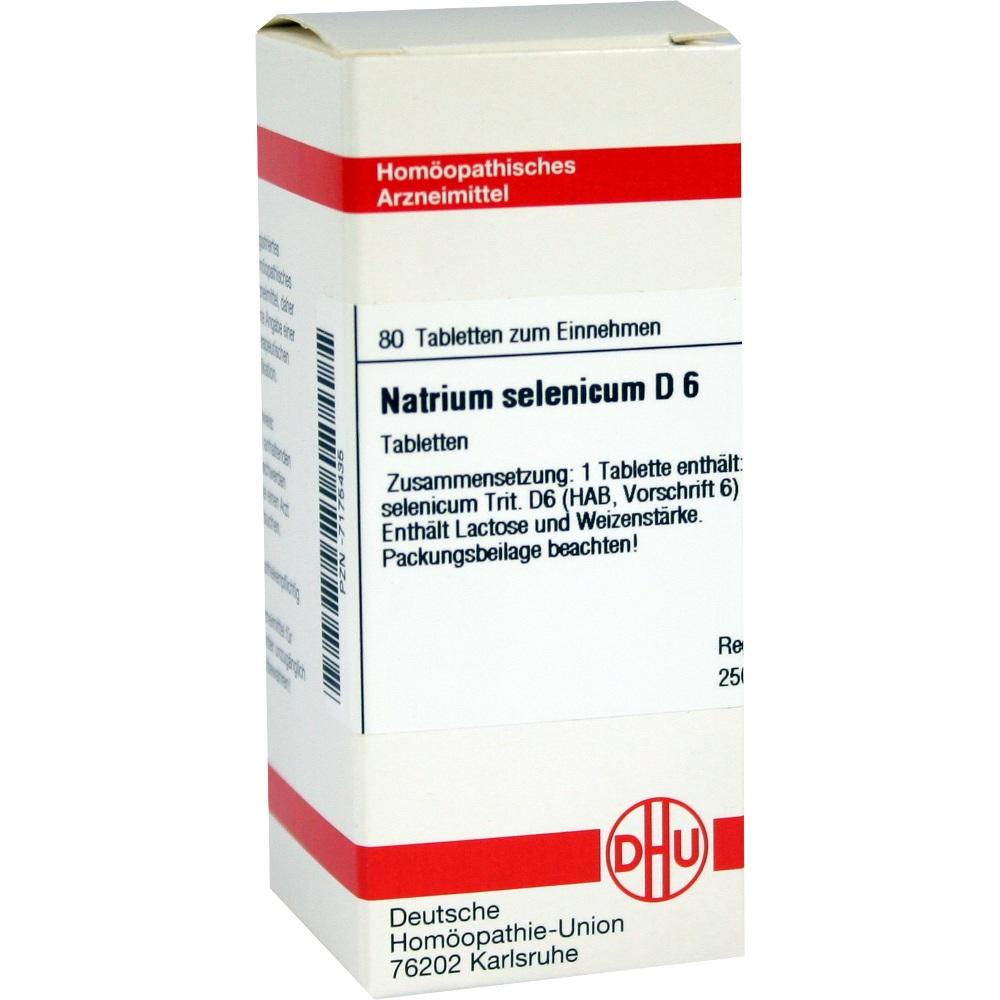 NATRIUM SELENICUM D 6 Tabletten 80 St Tabletten