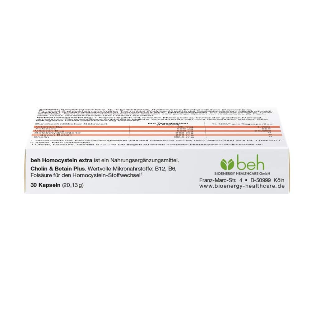 beh Homocystein extra 30 St Kapseln