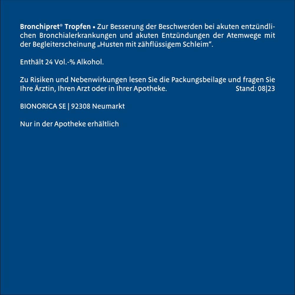Bronchipret Tropfen 50 ml Flüssigkeit zum Einnehmen