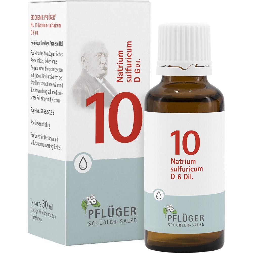 Schüßler-Salz Nr. 10 Natrium sulfuricum D6 30 ml Tropfen