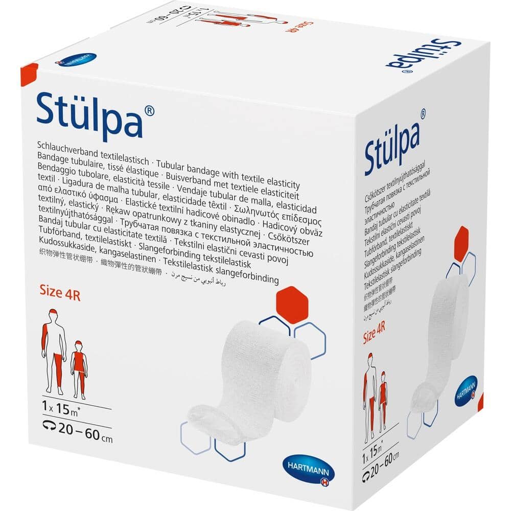 STÜLPA Rolle 4 R 10 cmx15 m Kopf/Bein/Ach. 1 St Verband