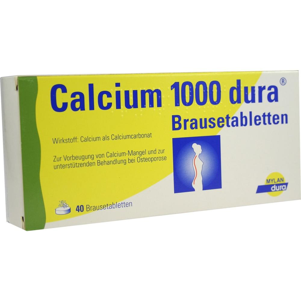 Calcium 1000 dura 40 St Brausetabletten