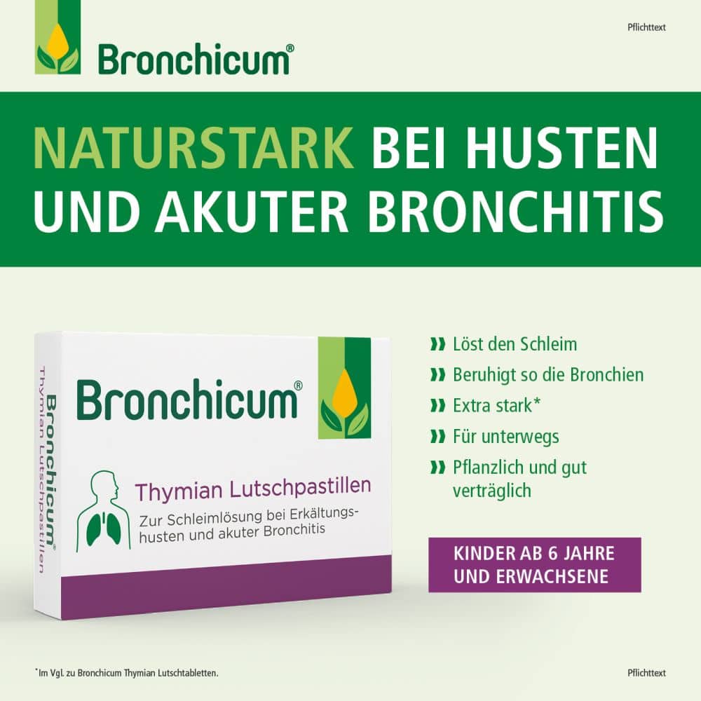 Bronchicum Thymian Lutschpastillen 20 St Lutschpastillen