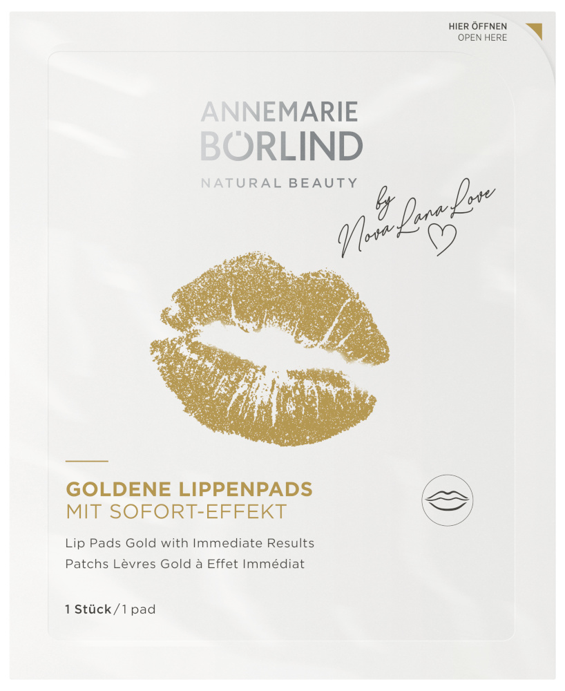 ANNEMARIE BÖRLIND GOLDENE LIPPENPADS  4 St Gesichtsmaske