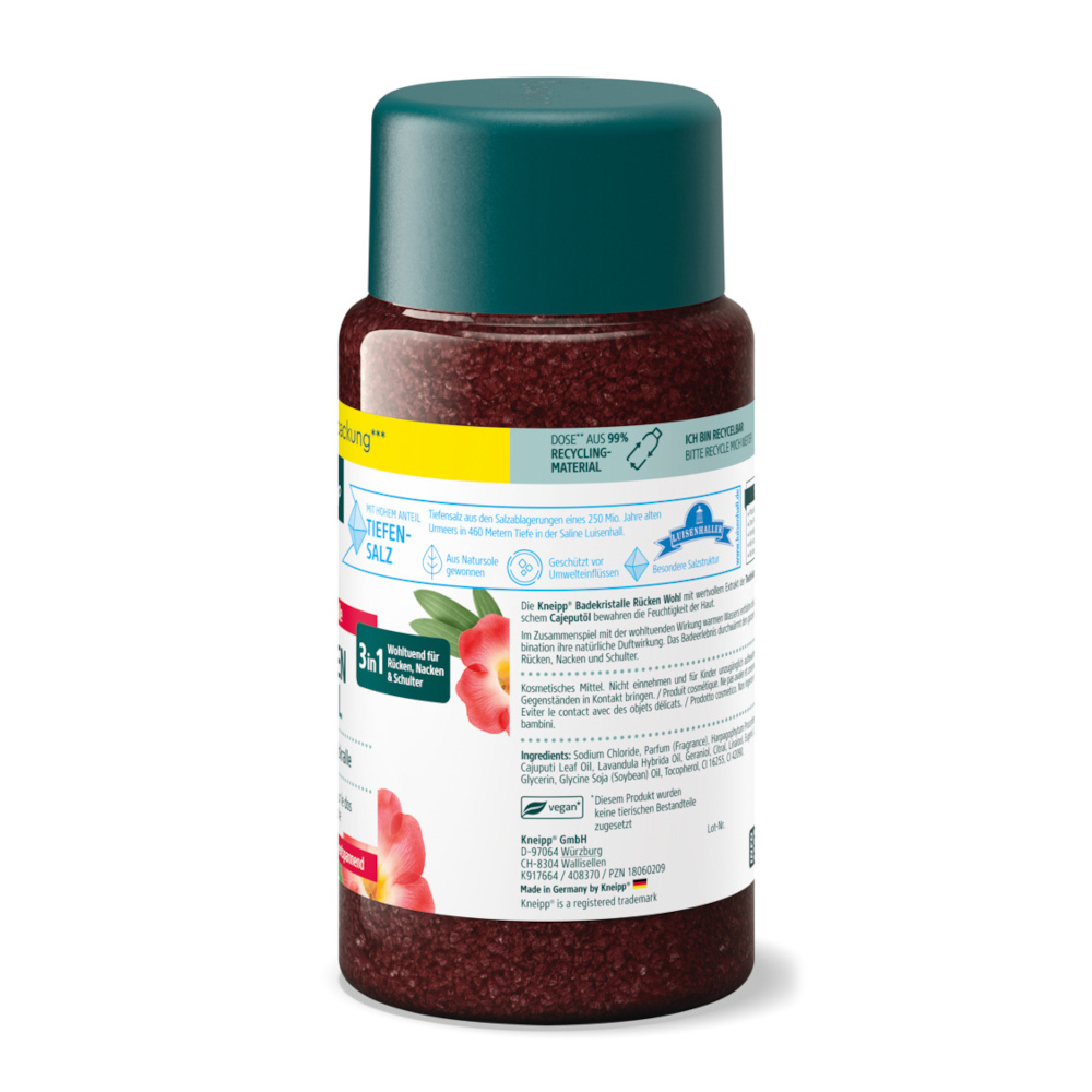 Kneipp Badekristalle RÜCKEN WOHL 600 g Salz