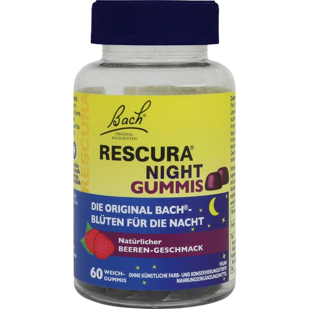 Bachblüten RESCURA NIGHT Gummis Beere 60 St Kaudragees