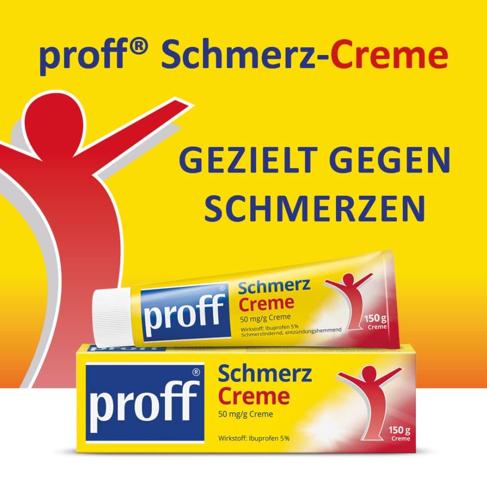 Proff Schmerzcreme 50mg/g 150 g Creme
