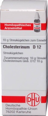 CHOLESTERINUM D 12 Globuli 10 g Globuli