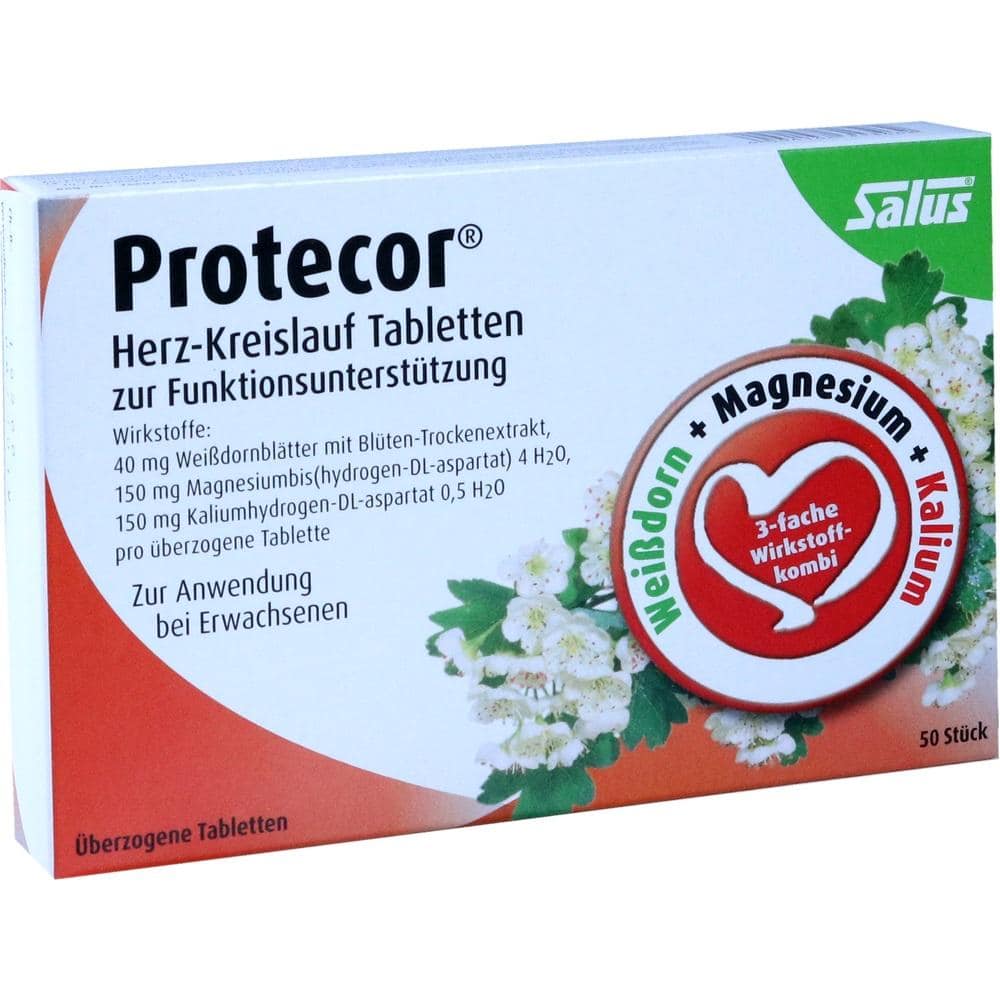 PROTECOR Herz-Kreislauf Tabl.z.Funktionsunt.Salus 50 St Überzogene Tabletten