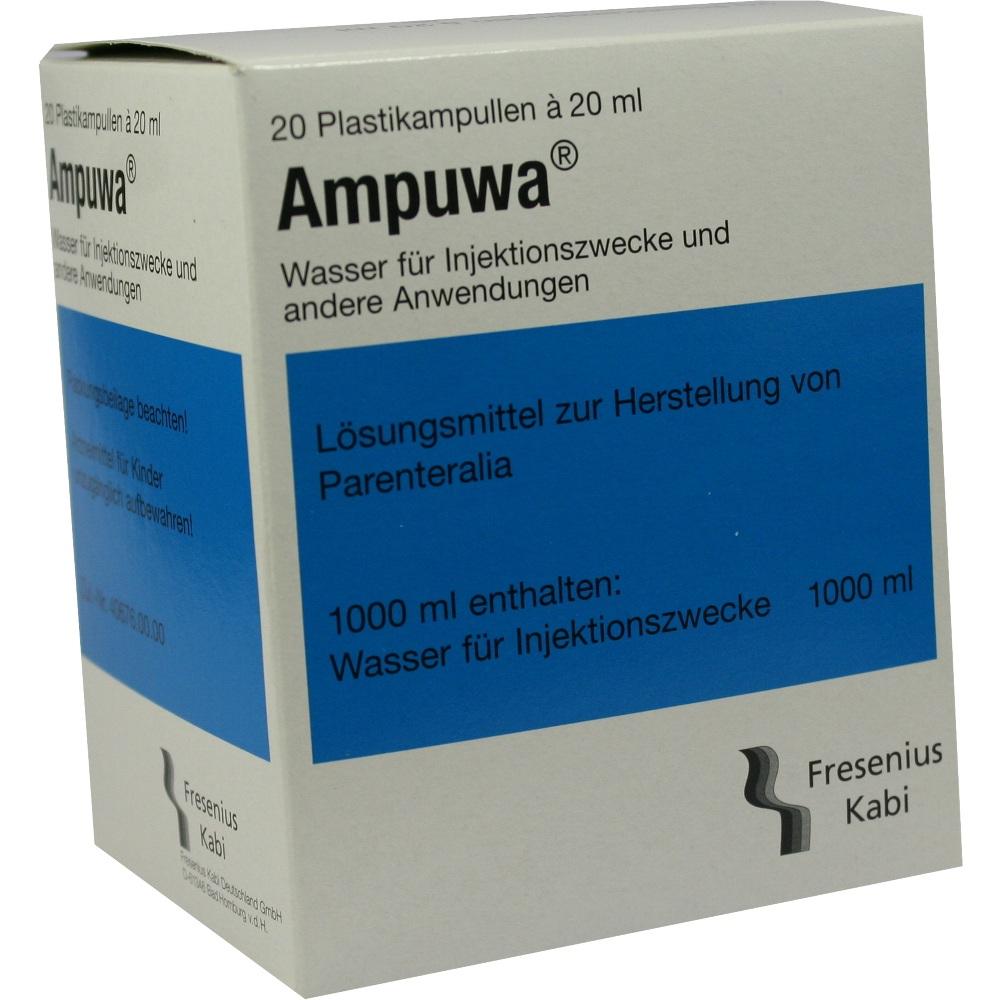 AMPUWA Plastikampullen Injektions-/Infusionslsg. 20X20 ml Injektions-/Infusionslösung