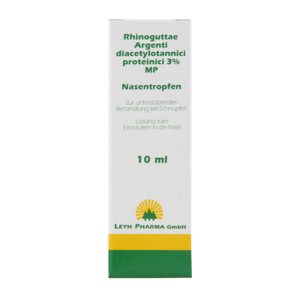 RHINOGUTTAE Argenti Diacetylotannici proteinici 3% MP Nasentropfen 10 ml Nasentropfen