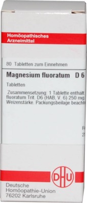 MAGNESIUM FLUORATUM D 6 Tabletten 80 St Tabletten