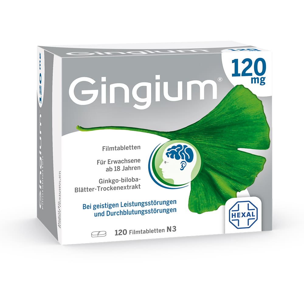 Gingium 120 mg 120 St Filmtabletten