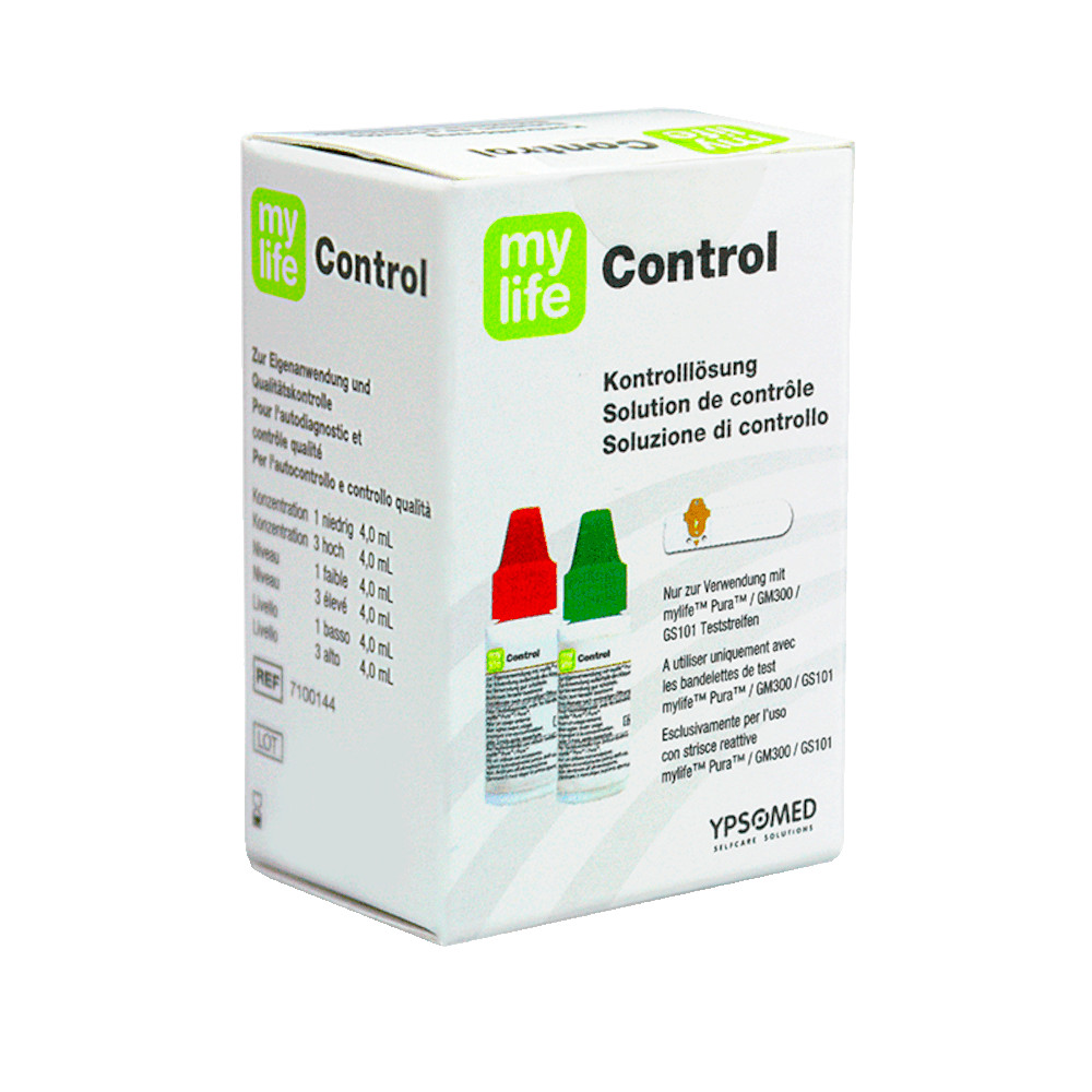 MYLIFE Control Kontrolllösung hoch/tief 2X4 ml Lösung