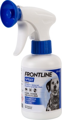 FRONTLINE Spray gegen Zecken und Flöhe für Hunde und Katzen 250 ml Spray