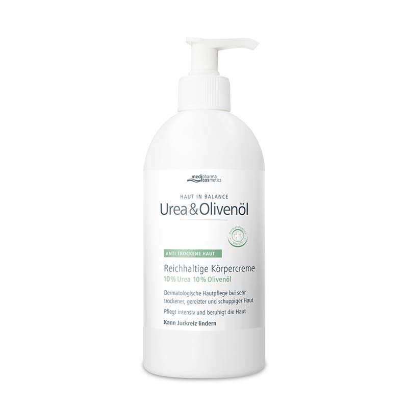 HAUT IN BALANCE Urea & Olivenöl Reichhaltige Körpercreme 10% Urea 10% Olivenöl 500 ml Creme