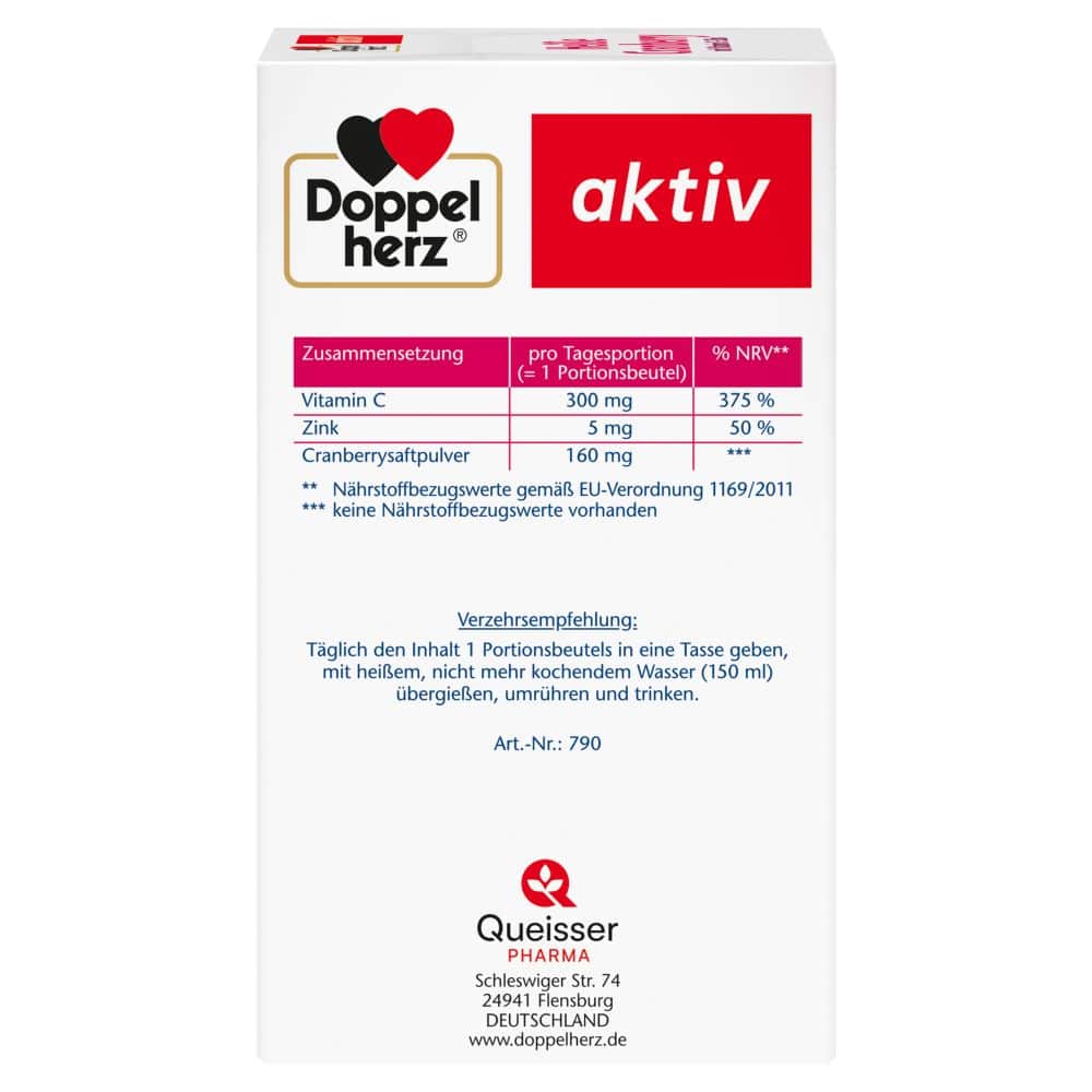 Doppelherz aktiv Heiße Cranberry mit Vitamin C + Zink 10 St Granulat