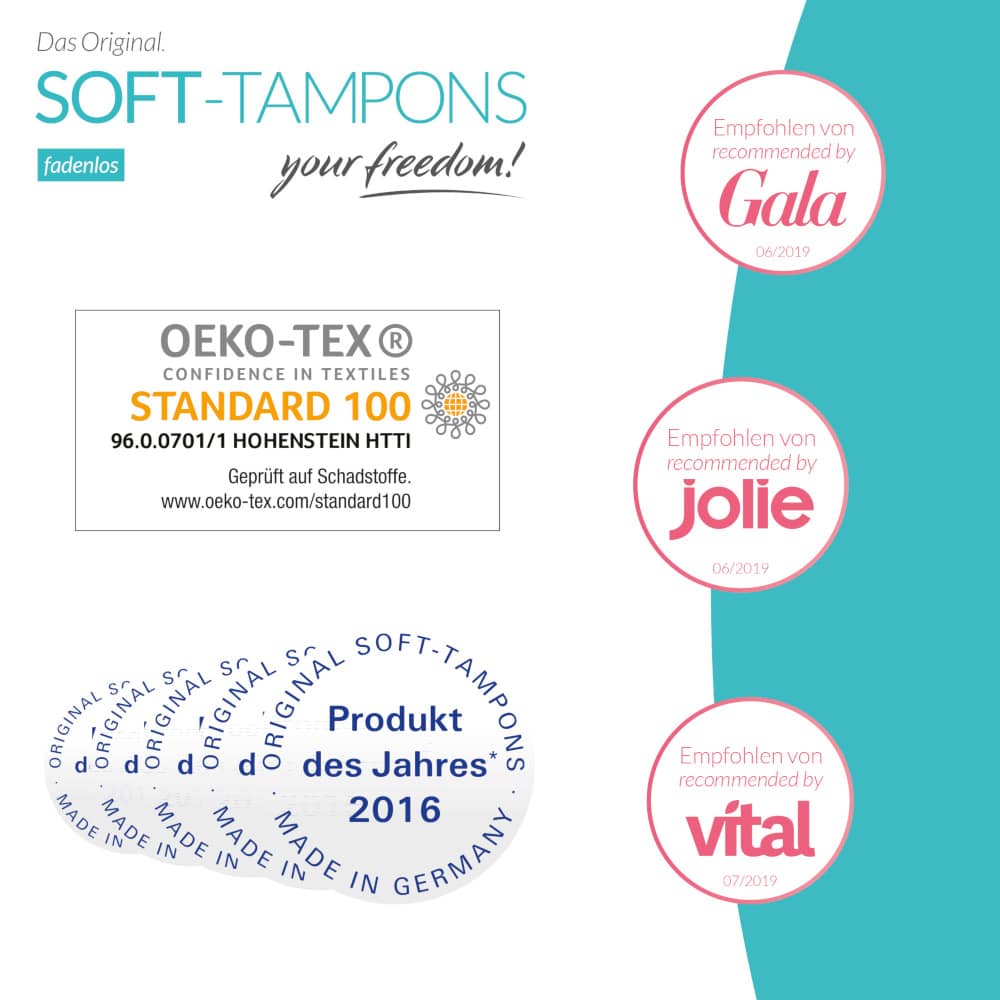 SOFT-TAMPONS fadenlos  10 St Tampon