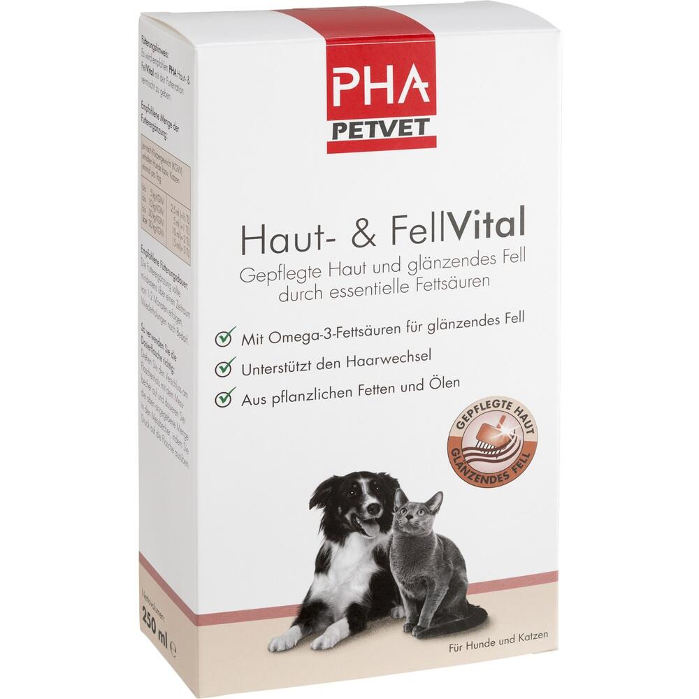 PHA Haut- & Fellvital Flüssig für Hunde und Katzen  250 ml Flüssigkeit