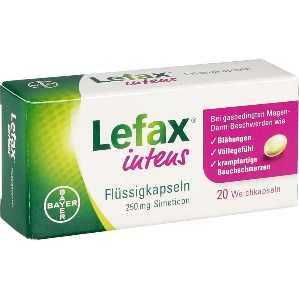 LEFAX intens 250 mg Simeticon 20 St Weichkapseln