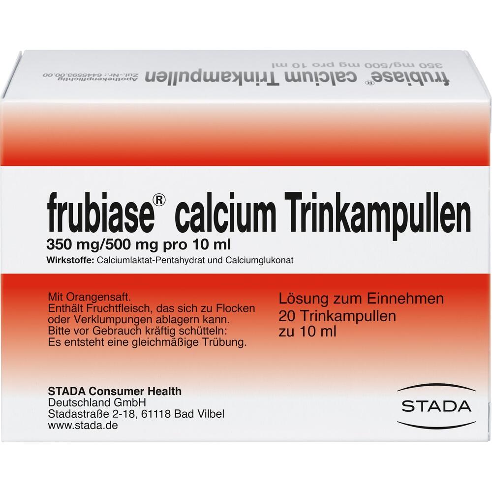 Frubiase Calcium 350mg/500mg 20 St Trinkampullen