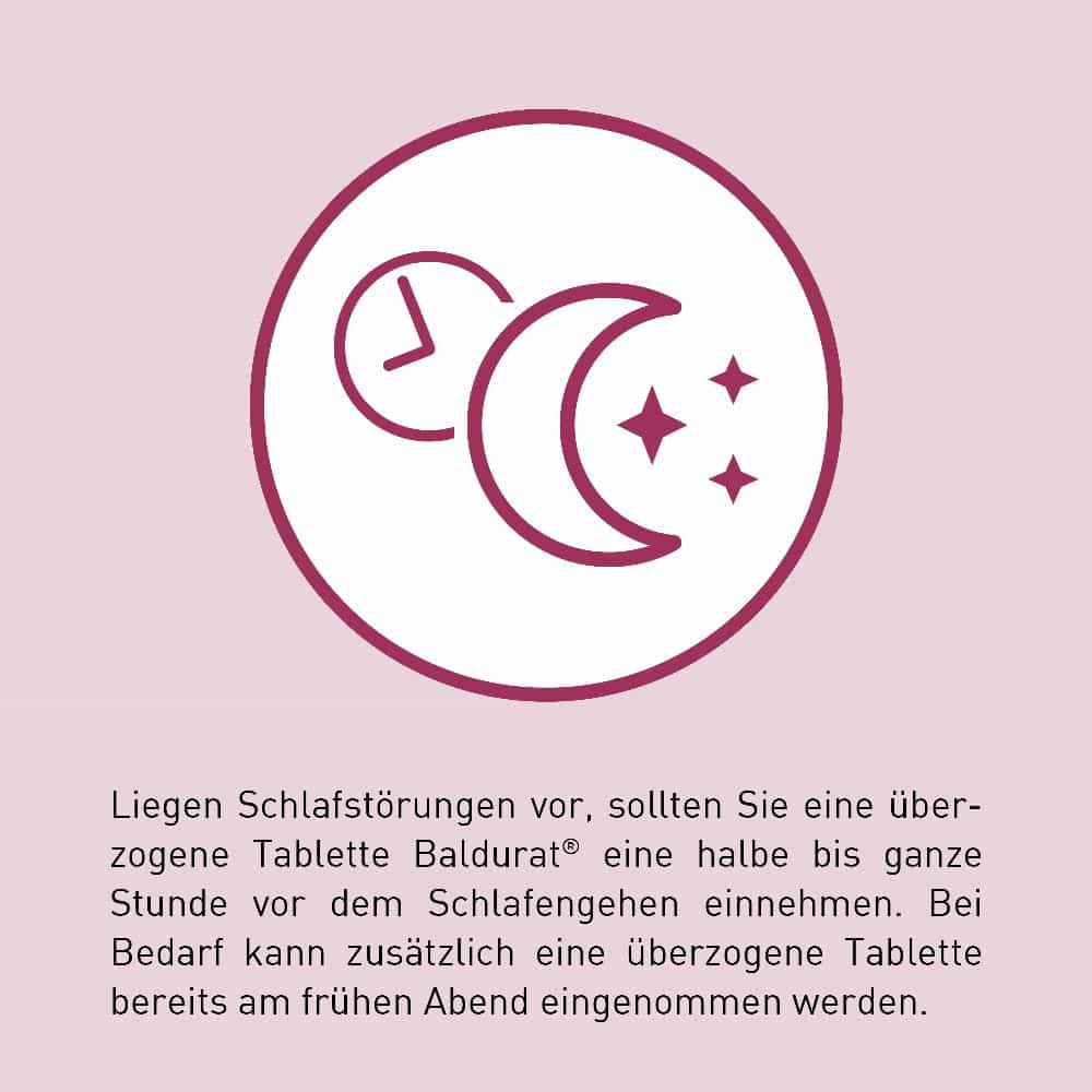 Baldurat bei Schlafstörungen 20er 20 St Filmtabletten
