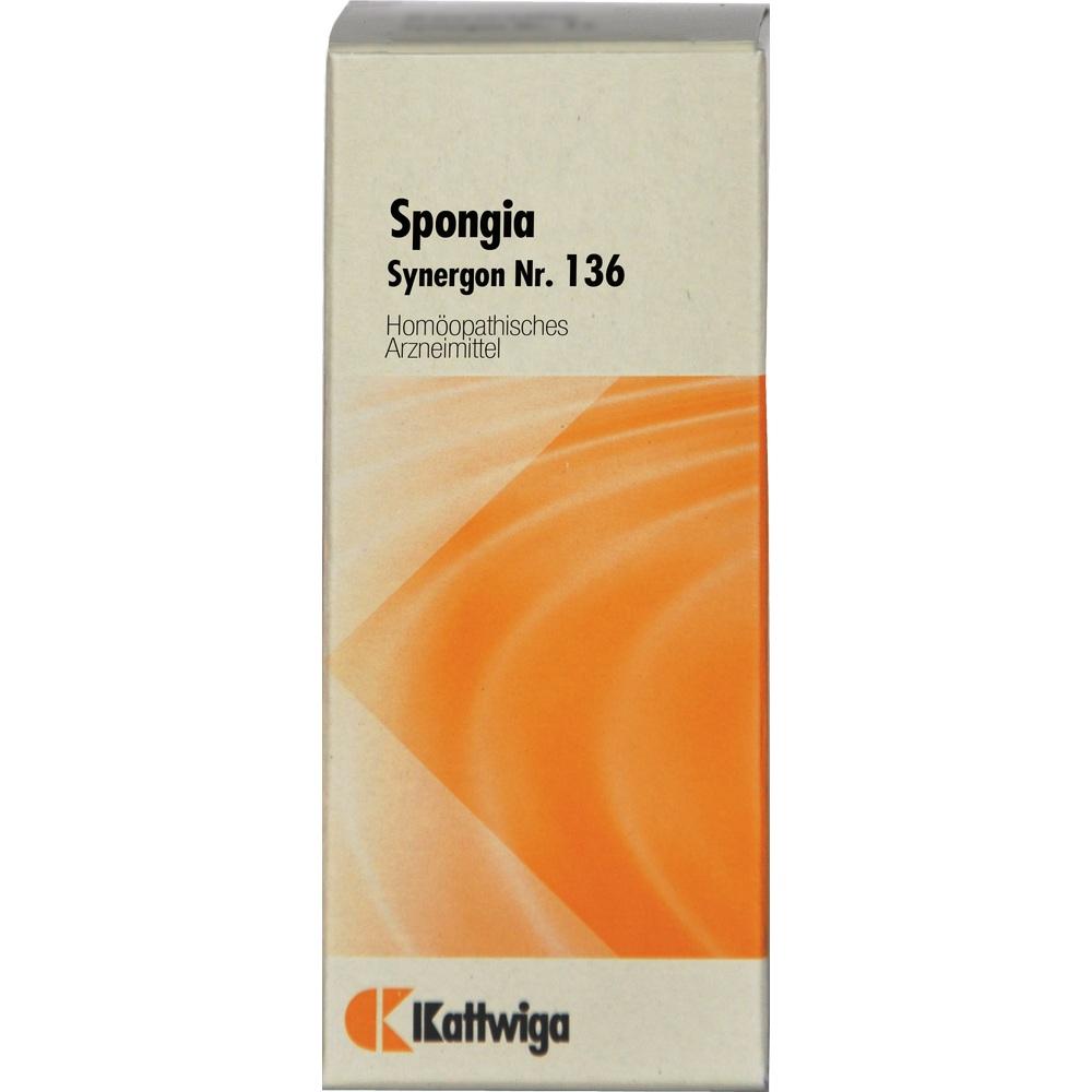 SYNERGON KOMPLEX 136 Spongia Tropfen 50 ml Tropfen
