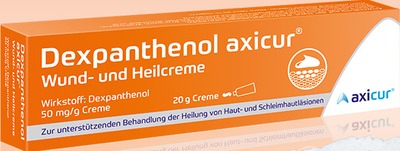 Dexpanthenol axicur Wund- und Heilcreme 50 mg/g  20 g Creme