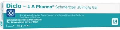 Diclo-1A Pharma Schmerzgel 10mg/g 50 g Gel