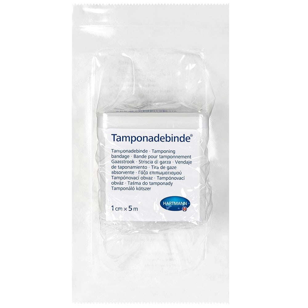 TAMPONADEBINDE 1 cmx5 m steril Hartmann 1 St Binden TAMPONADEBINDE 1 cmx5 m steril Hartmann 1 St Binden