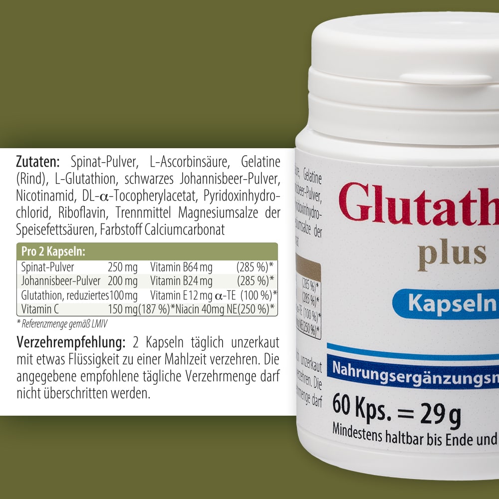 GLUTATHION PLUS Kapseln 60 St Kapseln
