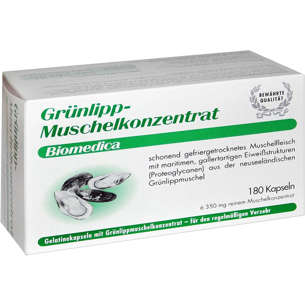 GRÜNLIPPMUSCHEL KONZENTRAT Kapseln 180 St Kapseln