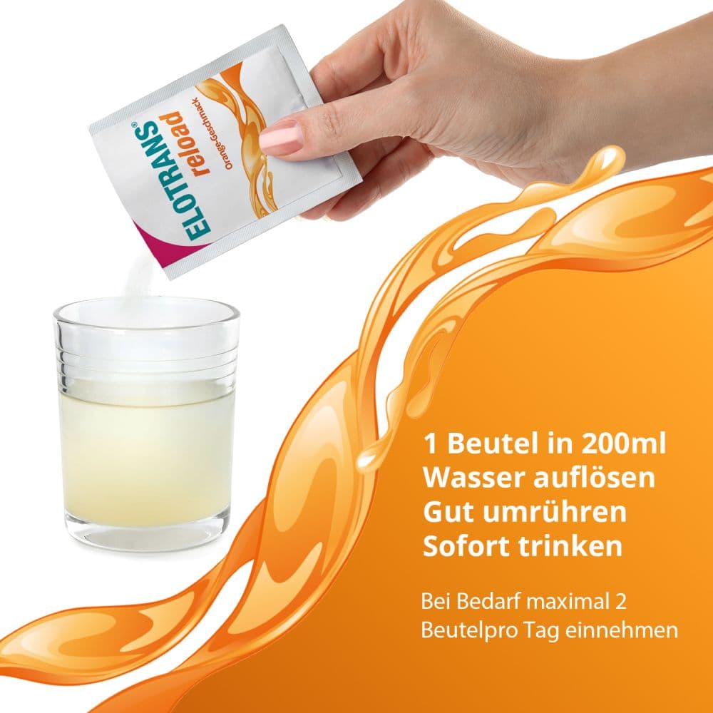 ELOTRANS reload Isotonische Elektrolyt-Glucose-Mischung 15X7.57 g Beutel