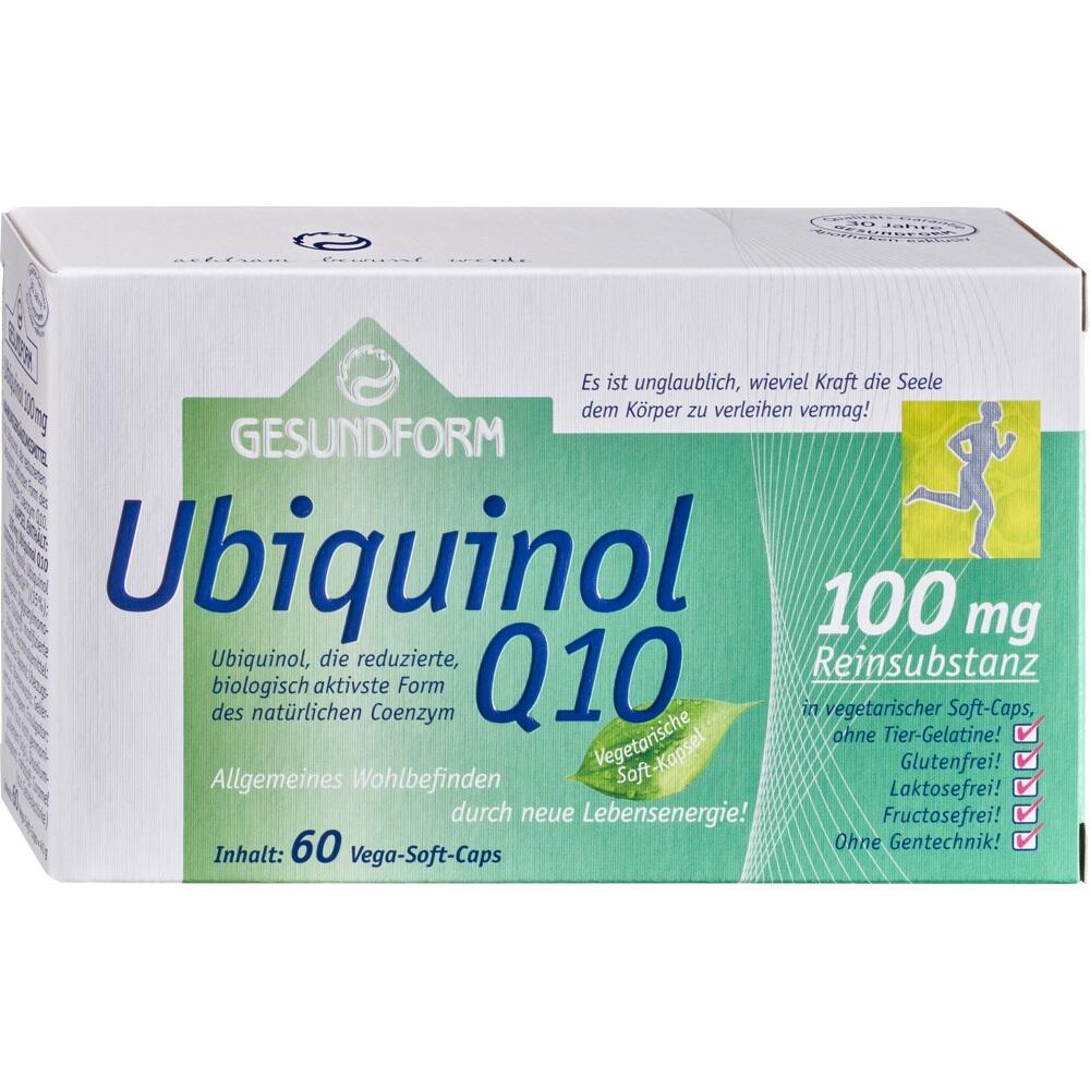 Gesundform Ubiquinol Q10 100 Mg Vega-soft-caps 60 St Kapseln