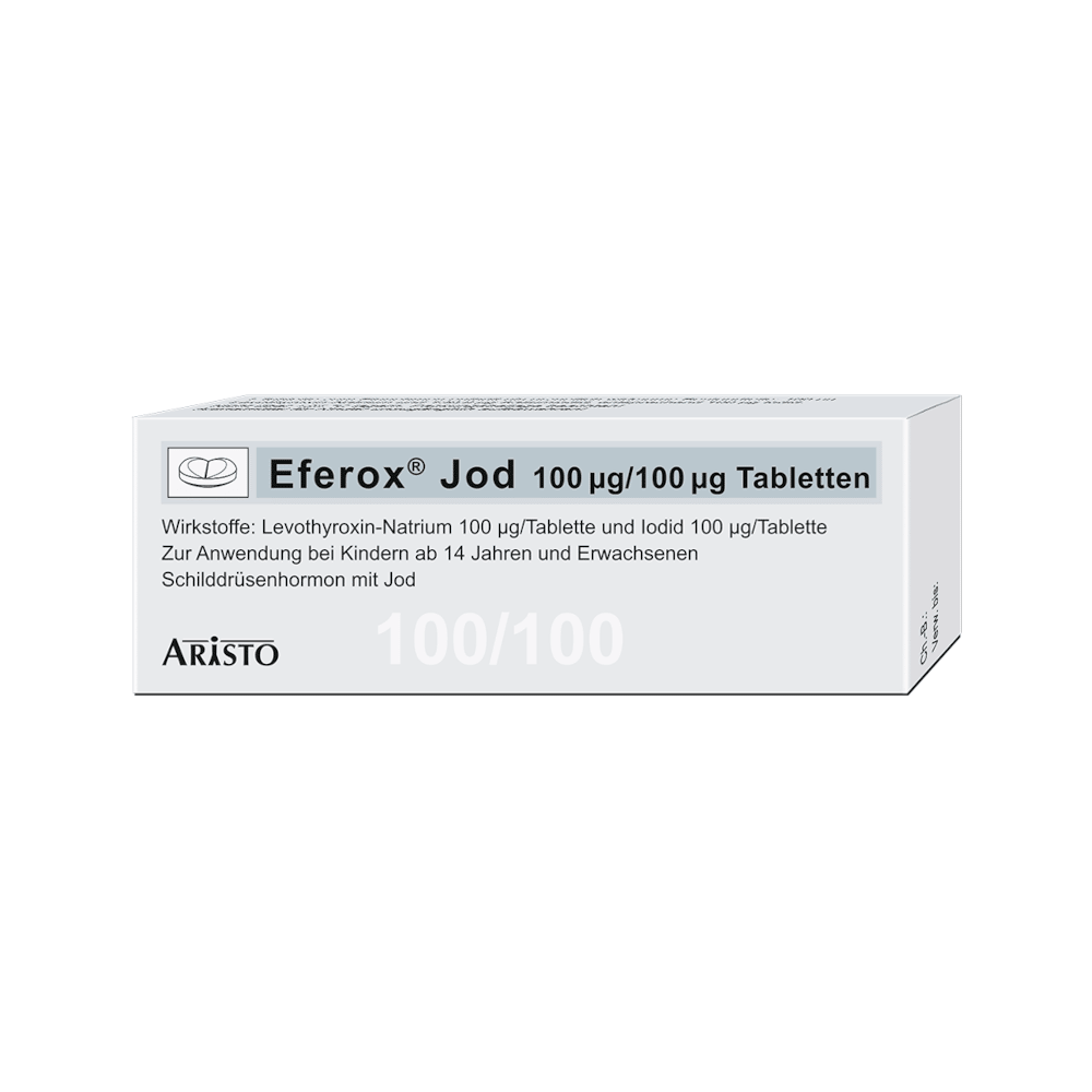Eferox Jod 100μg/100μg 100 St Tabletten