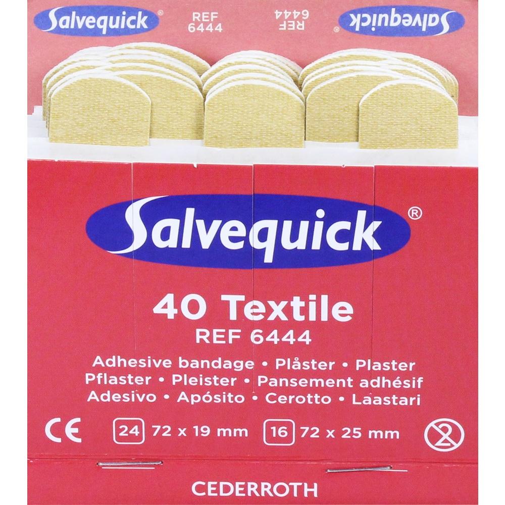 SALVEQUICK Pflasterstrips elastisch Refill 6444 40 St Pflaster