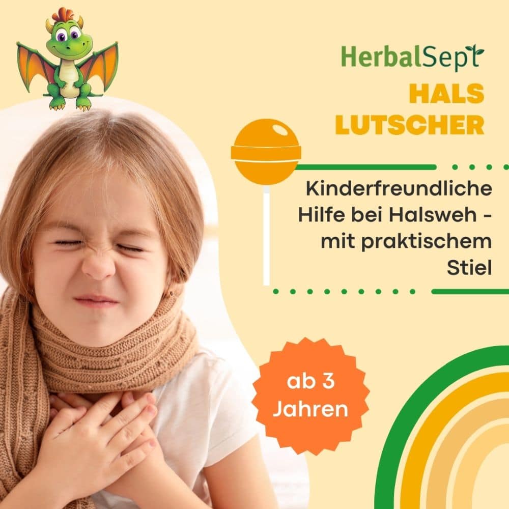 DR. THEISS HerbalSept HALS LUTSCHER Kids 6 St Bonbons