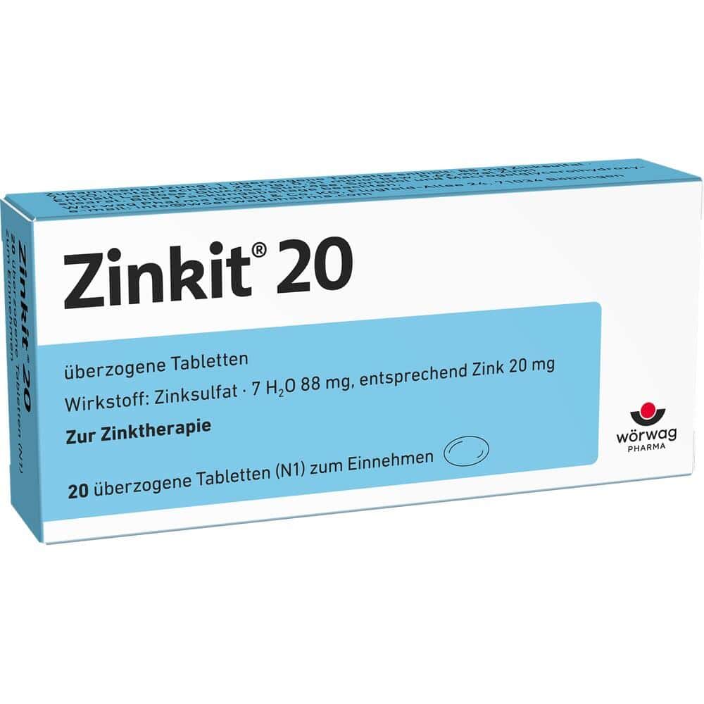 Zinkit 20 20 St Überzogene Tabletten
