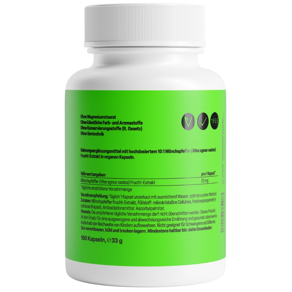 Zein Pharma Mönchspfeffer 20mg 180 St Kapseln