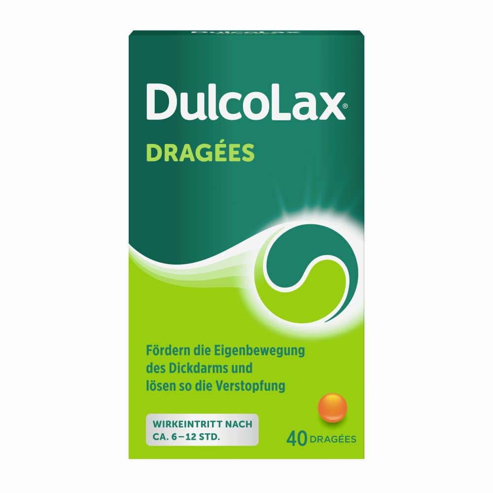 DulcoLax DRAGÉES - Abführmittel bei Verstopfung  40 St Tabletten magensaftresistent