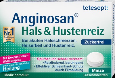 tetesept Anginosan Hals & Hustenreiz 20 St Lutschtabletten