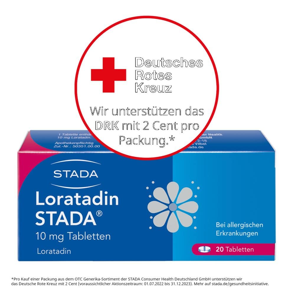 Loratadin STADA 10mg 20 St Tabletten