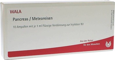 WALA Pancreas/Meteoreisen Ampullen 10X1 ml Ampullen