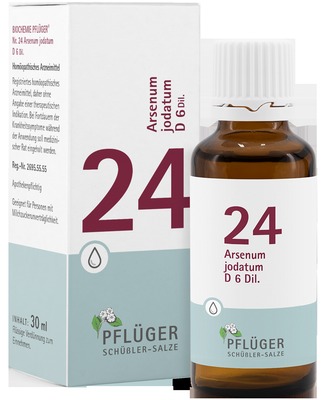 Schüßler-Salz Nr. 24 Arsenum jodatum D6 30 ml Tropfen