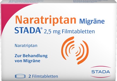 Naratriptan Migräne STADA 2,5 mg 2 St Filmtabletten