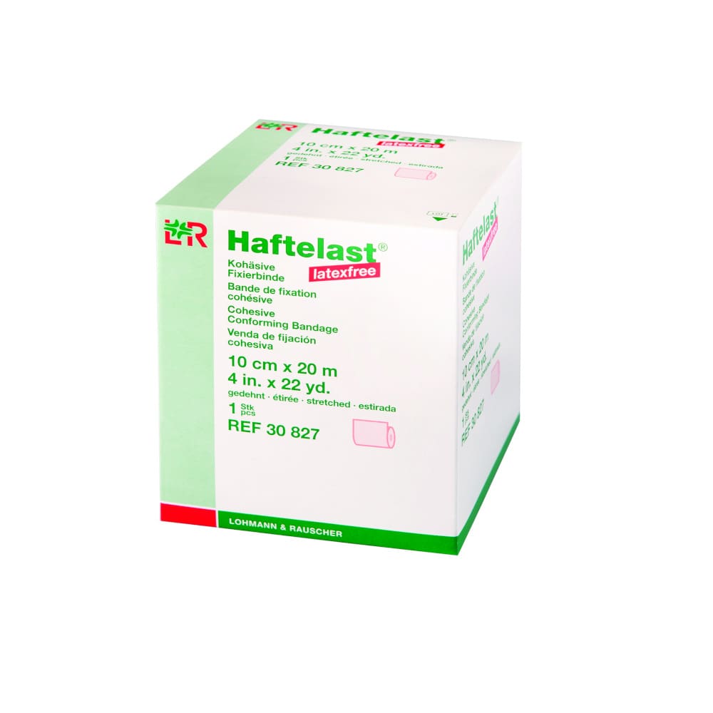 HAFTELAST Fixierb.kohäs.latexfrei 10 cmx20 m creme 1 St Binden
