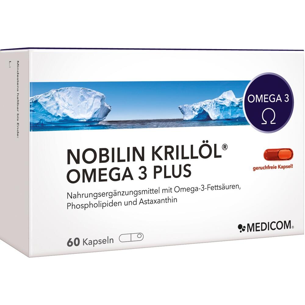 NOBILIN Krillöl Omega 3 Plus Kapseln 60 St Kapseln